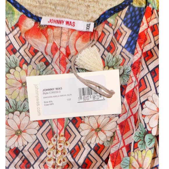 NWOT Johnny Was Dragona Adelia Dress Multi - Picture 8 of 12
